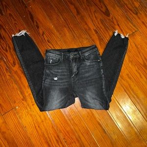 Black skinny jeans